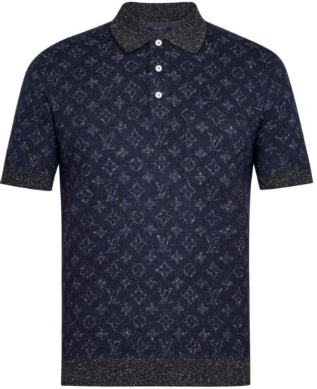 louis vuitton navy blue polo shirt|Louis Vuitton polo shirt sale.